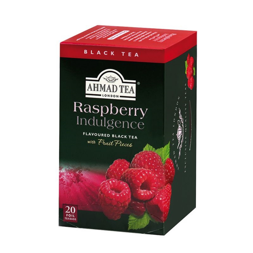 ЧЕРНЫЙ ЧАЙ С МАЛИНОЙ 20шт "Ahmad tea"